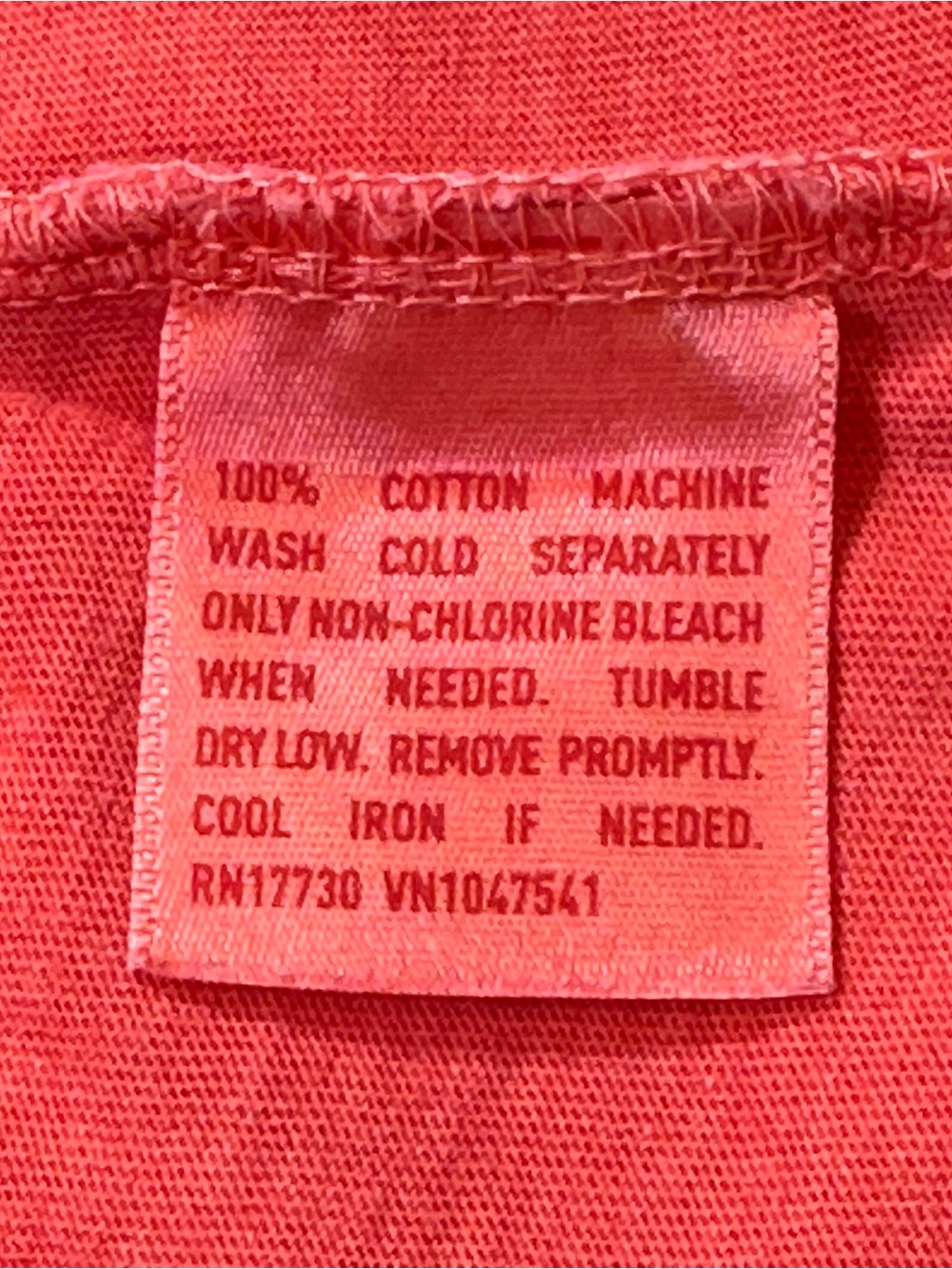 Mossimo Women’s XXL Thermal Henley Top Coral 100% Cotton - Picture 5 of 13
